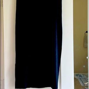 Ming Wang long & straight black skirt